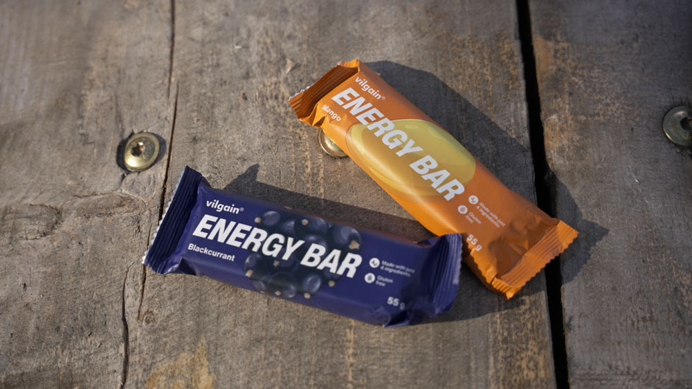 Energetické tyčinky na bicykel